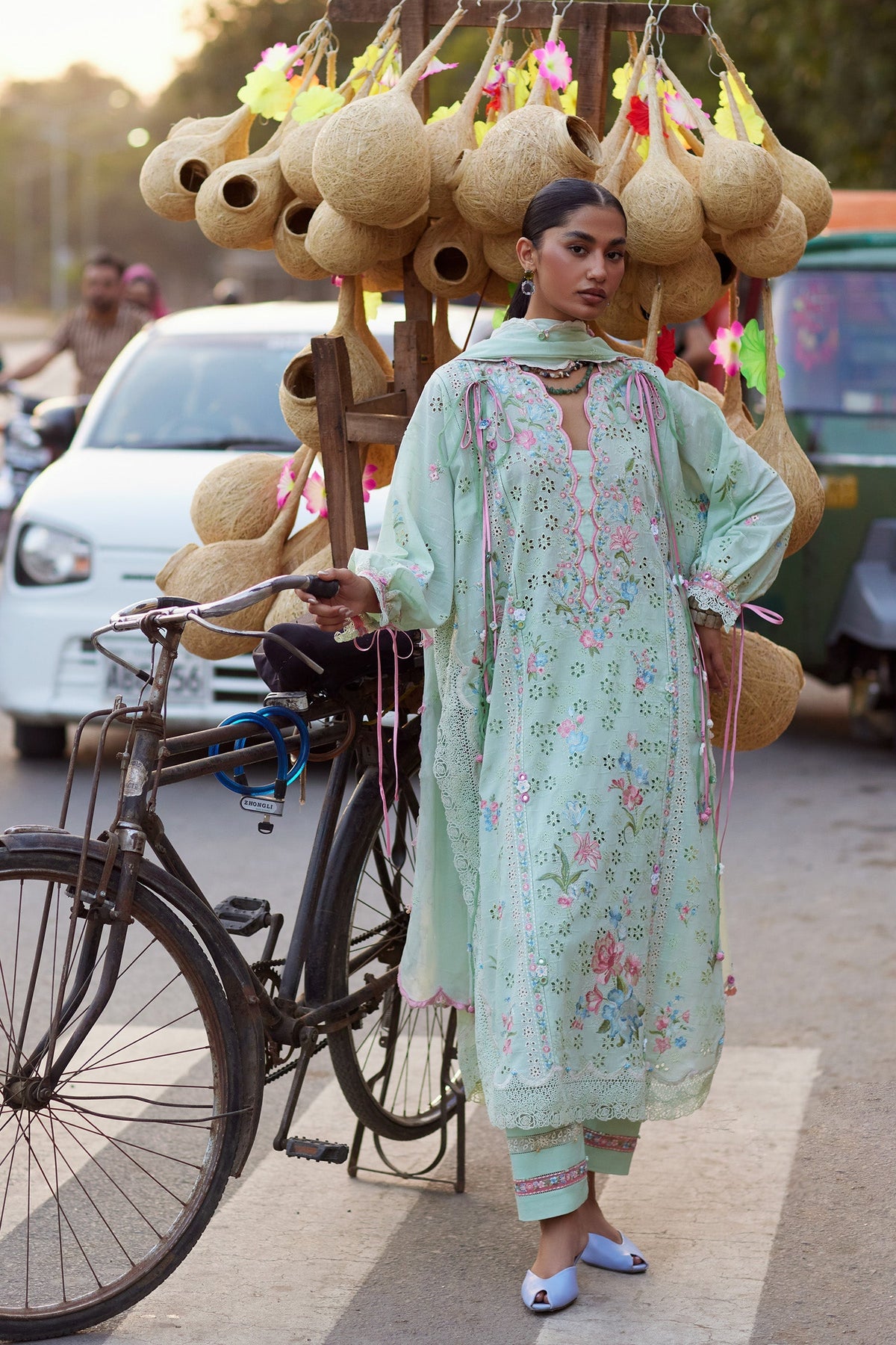 Afrozeh | Basic Pret 26 RTW | NACRE by Afrozeh - Designer Dress  - Type : Ladies Clothes - Available at Libayah - 100% Original 
