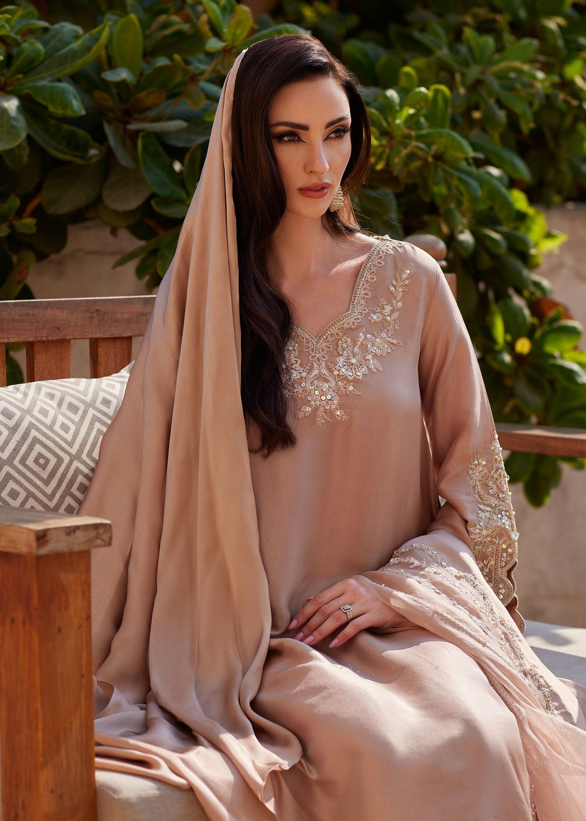 Kanwal Malik | Ghina Luxury Pret | Wafa by Kanwal Malik - Designer Dress  - Type : Ladies Clothes - Available at Libayah - 100% Original 