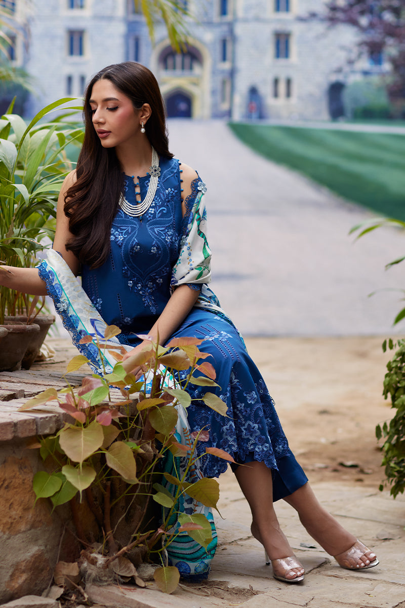 Mina Hassan | Chikankari Lawn 25 | Anaaya by Mina Hasan - Designer Dress - Type: Ladies Clothes - Available at Libayah - 100% Original