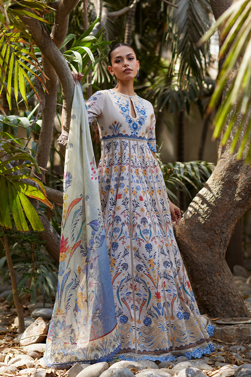 Mina Hassan | Chikankari Lawn 25 | Taara by Mina Hassan - Designer Dress - Type: Ladies Clothes - Available at Libayah - 100% Original