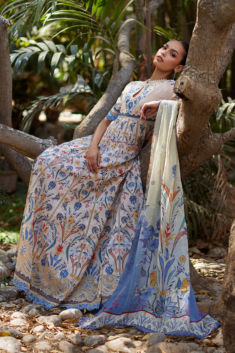 Mina Hassan | Chikankari Lawn 25 | Taara by Mina Hassan - Designer Dress - Type: Ladies Clothes - Available at Libayah - 100% Original