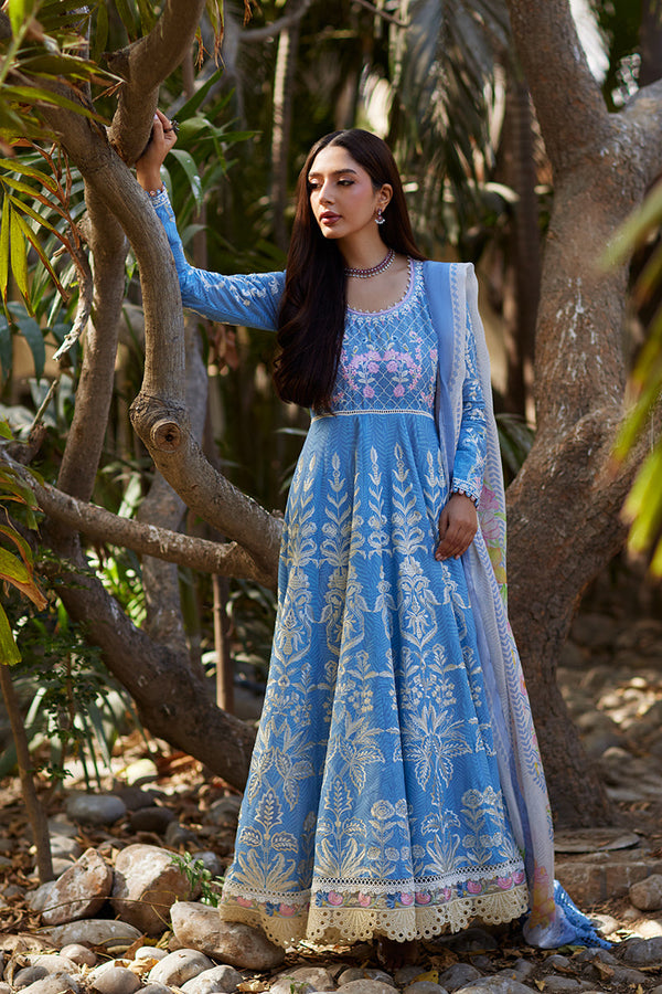 Mina Hassan | Chikankari Lawn 25 | Baano by Mina Hasan - Designer Dress - Type: Ladies Clothes - Available at Libayah - 100% Original