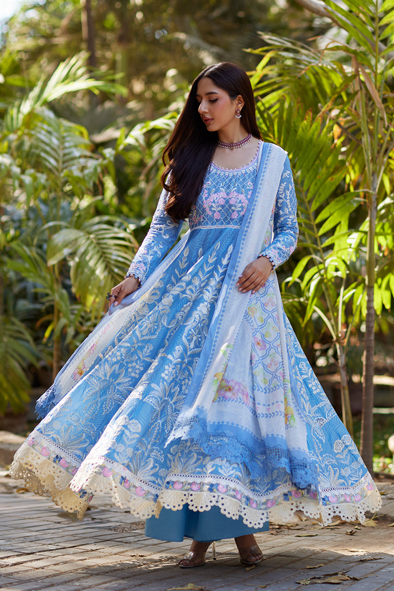 Mina Hassan | Chikankari Lawn 25 | Baano by Mina Hasan - Designer Dress - Type: Ladies Clothes - Available at Libayah - 100% Original