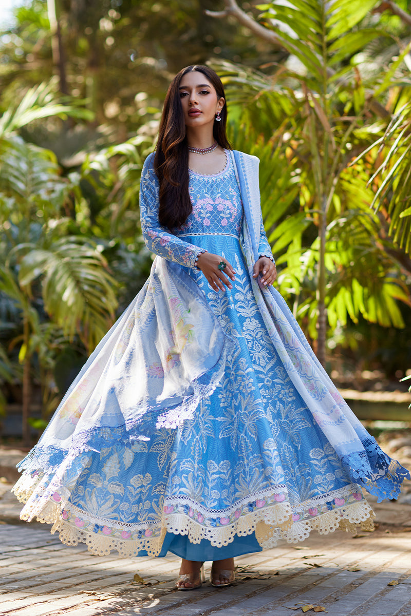 Mina Hassan | Chikankari Lawn 25 | Baano by Mina Hasan - Designer Dress - Type: Ladies Clothes - Available at Libayah - 100% Original