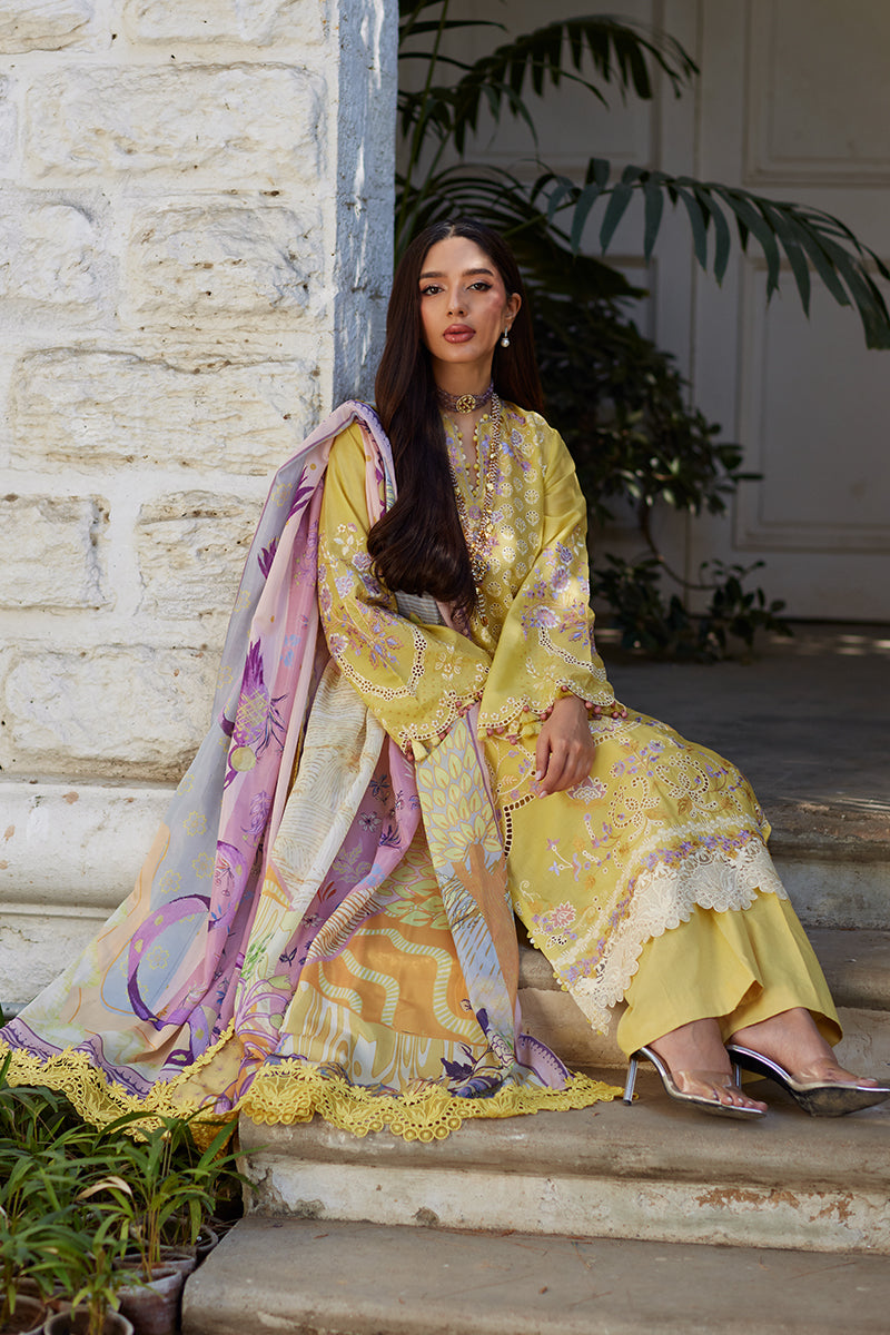 Mina Hassan | Chikankari Lawn 25 | Ayla by Mina Hasan - Designer Dress - Type: Ladies Clothes - Available at Libayah - 100% Original