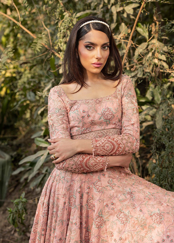 HSY | Summer Edit | Ballerina Pink by HSY - Designer Dress  - Type : Ladies Clothes - Available at Libayah - 100% Original 
