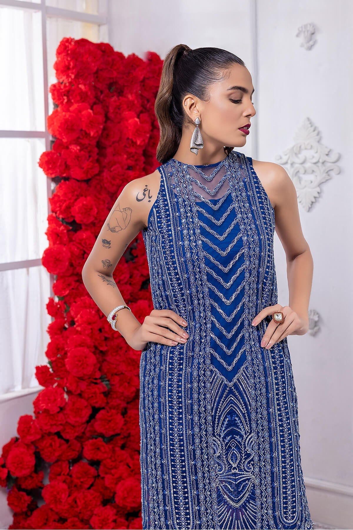 Mina Kashif | Luxury Pret | MK22-04 by Mina Kashif - Designer Dress - Type: Formal - Available at Libayah - 100% Original