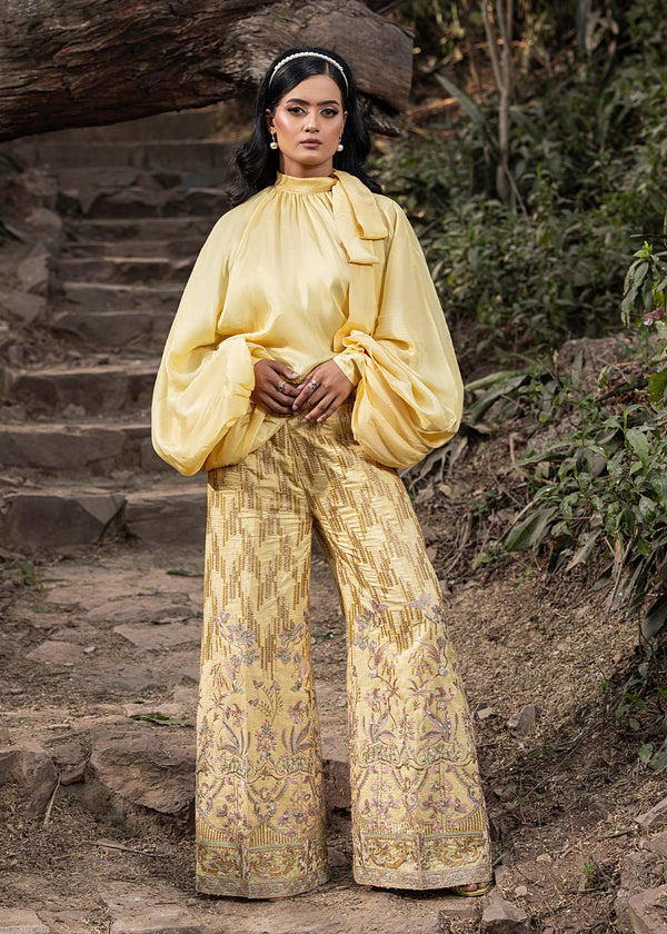 HSY | Summer Edit | Daffodil by HSY - Designer Dress  - Type : Ladies Clothes - Available at Libayah - 100% Original 