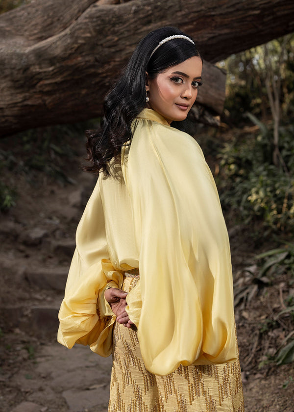 HSY | Summer Edit | Daffodil by HSY - Designer Dress  - Type : Ladies Clothes - Available at Libayah - 100% Original 