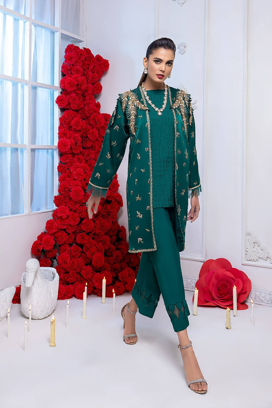 Mina Kashif | Luxury Pret | MK22-06 by Mina Kashif - Designer Dress - Type: Formal - Available at Libayah - 100% Original