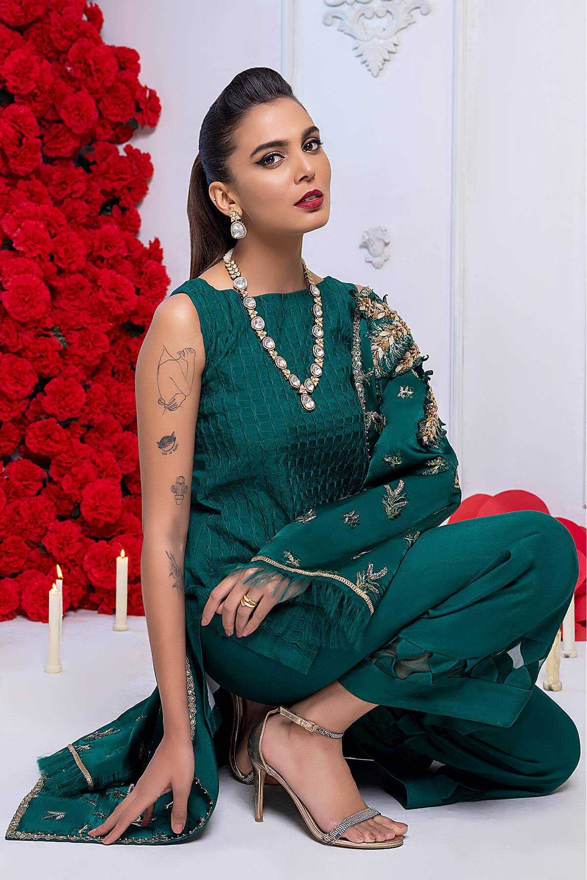 Mina Kashif | Luxury Pret | MK22-06 by Mina Kashif - Designer Dress - Type: Formal - Available at Libayah - 100% Original
