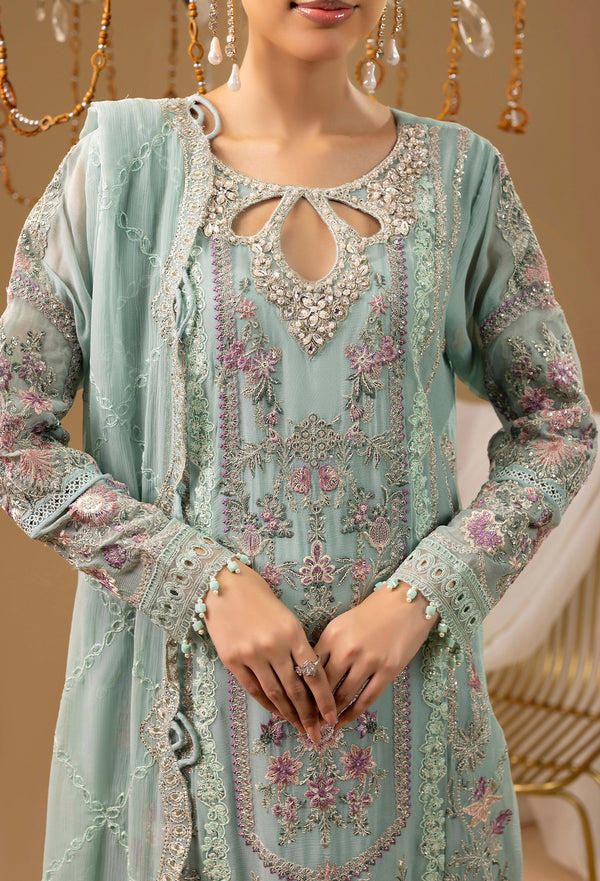 Adans Libas | Chiffon 25 | 7587 E by Adans Libas - Designer Dress  - Type : Ladies Clothes - Available at Libayah - 100% Original 