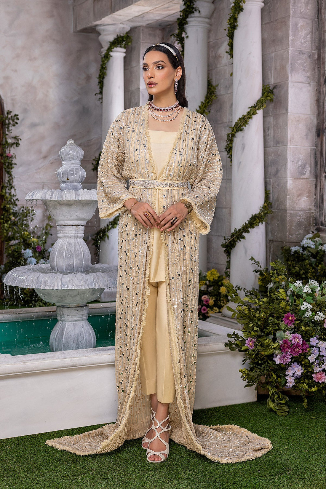 Mina Kashif | Luxury Pret | MK22-08 by Mina Kashif - Designer Dress - Type: Formal - Available at Libayah - 100% Original