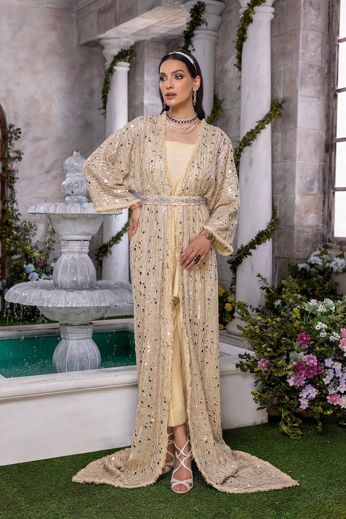 Mina Kashif | Luxury Pret | MK22-08 by Mina Kashif - Designer Dress - Type: Formal - Available at Libayah - 100% Original