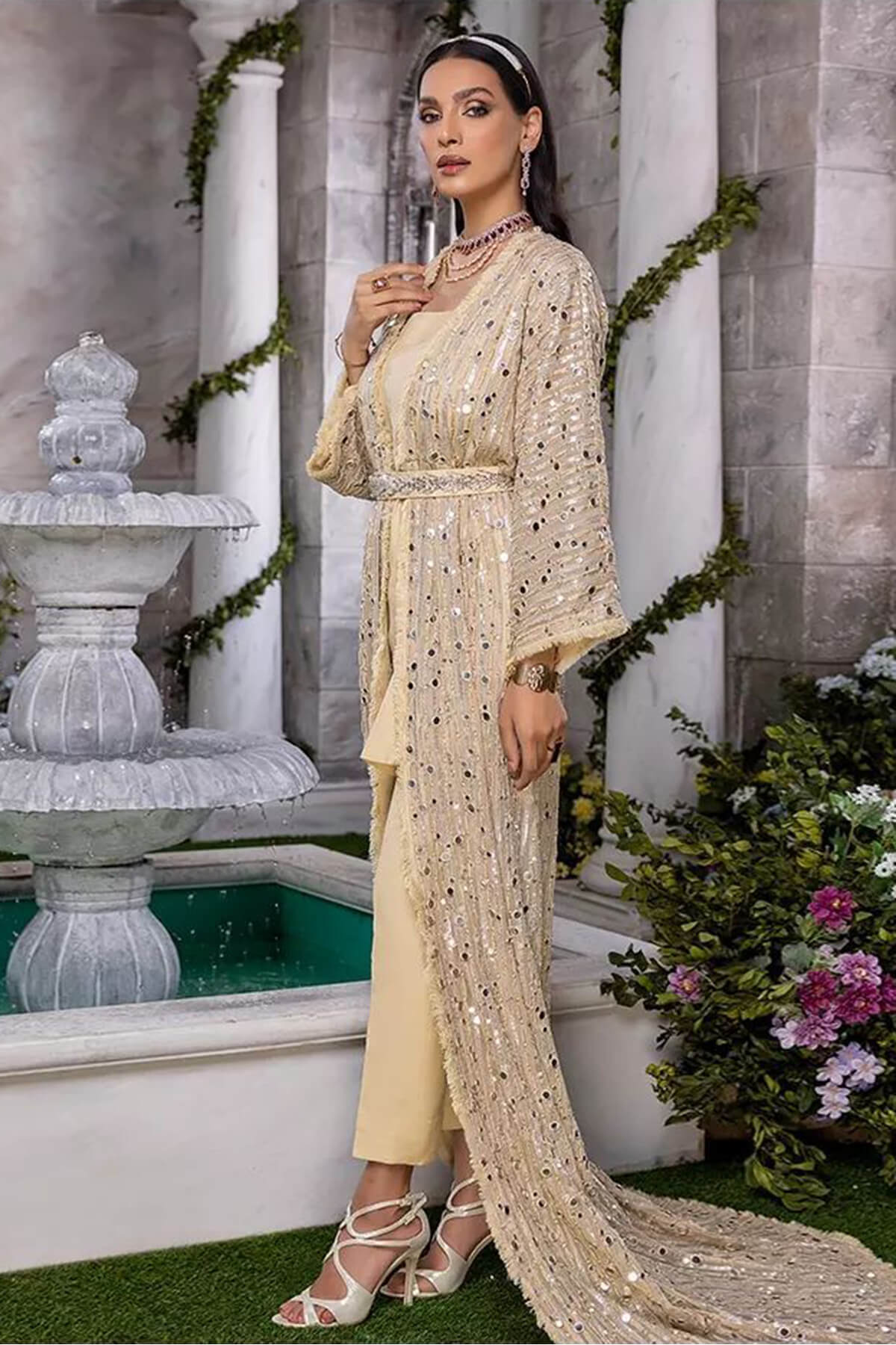 Mina Kashif | Luxury Pret | MK22-08 by Mina Kashif - Designer Dress - Type: Formal - Available at Libayah - 100% Original