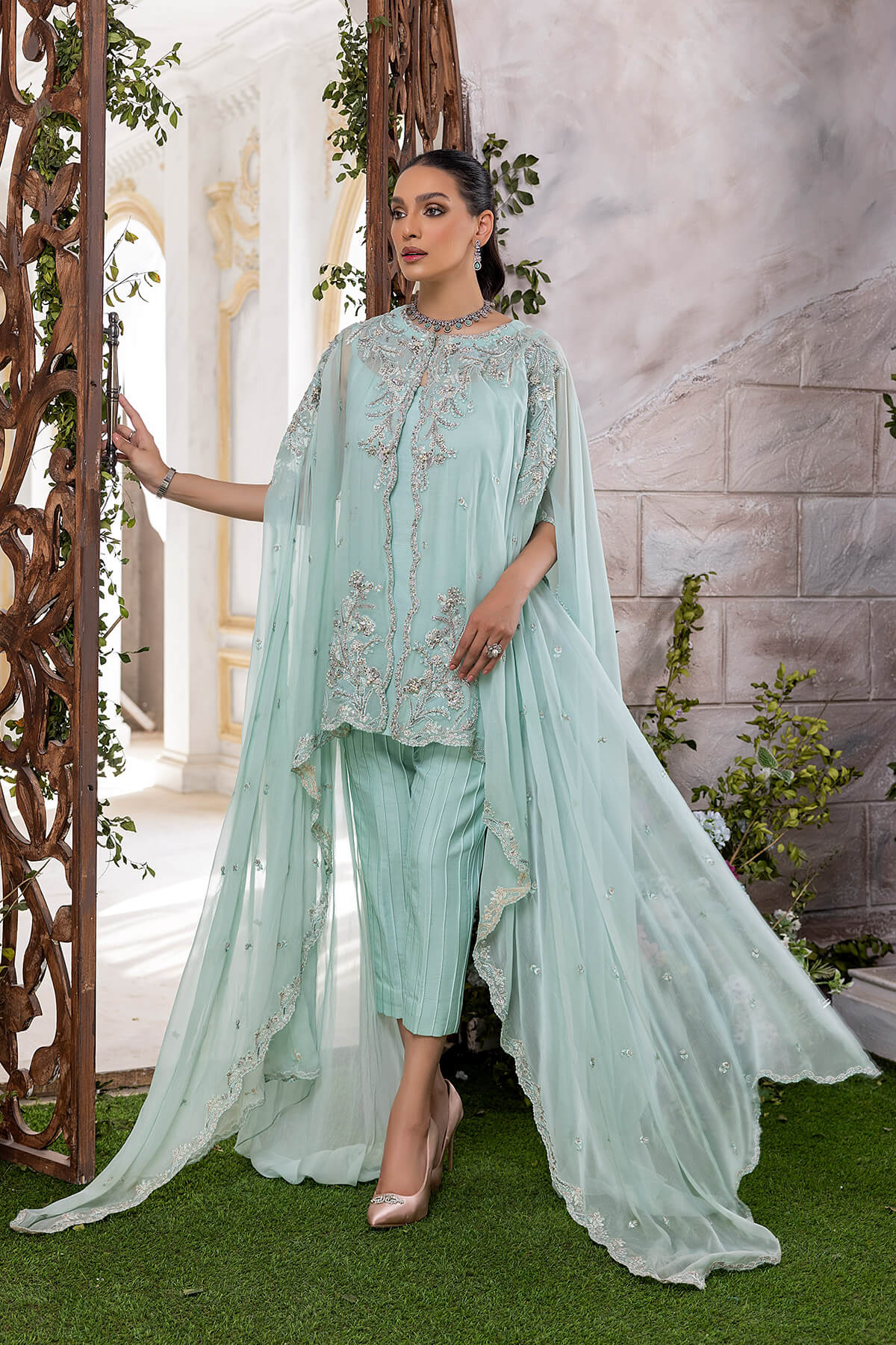 Mina Kashif | Luxury Pret | MK22-11 by Mina Kashif - Designer Dress - Type: Formal - Available at Libayah - 100% Original