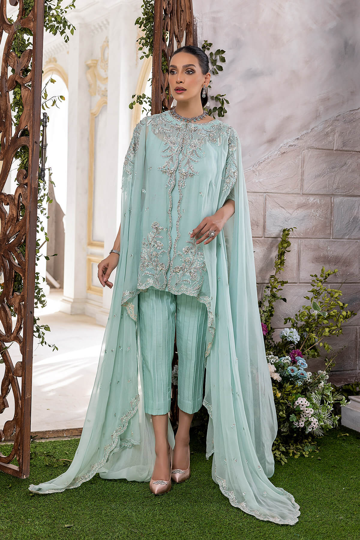 Mina Kashif | Luxury Pret | MK22-11 by Mina Kashif - Designer Dress - Type: Formal - Available at Libayah - 100% Original