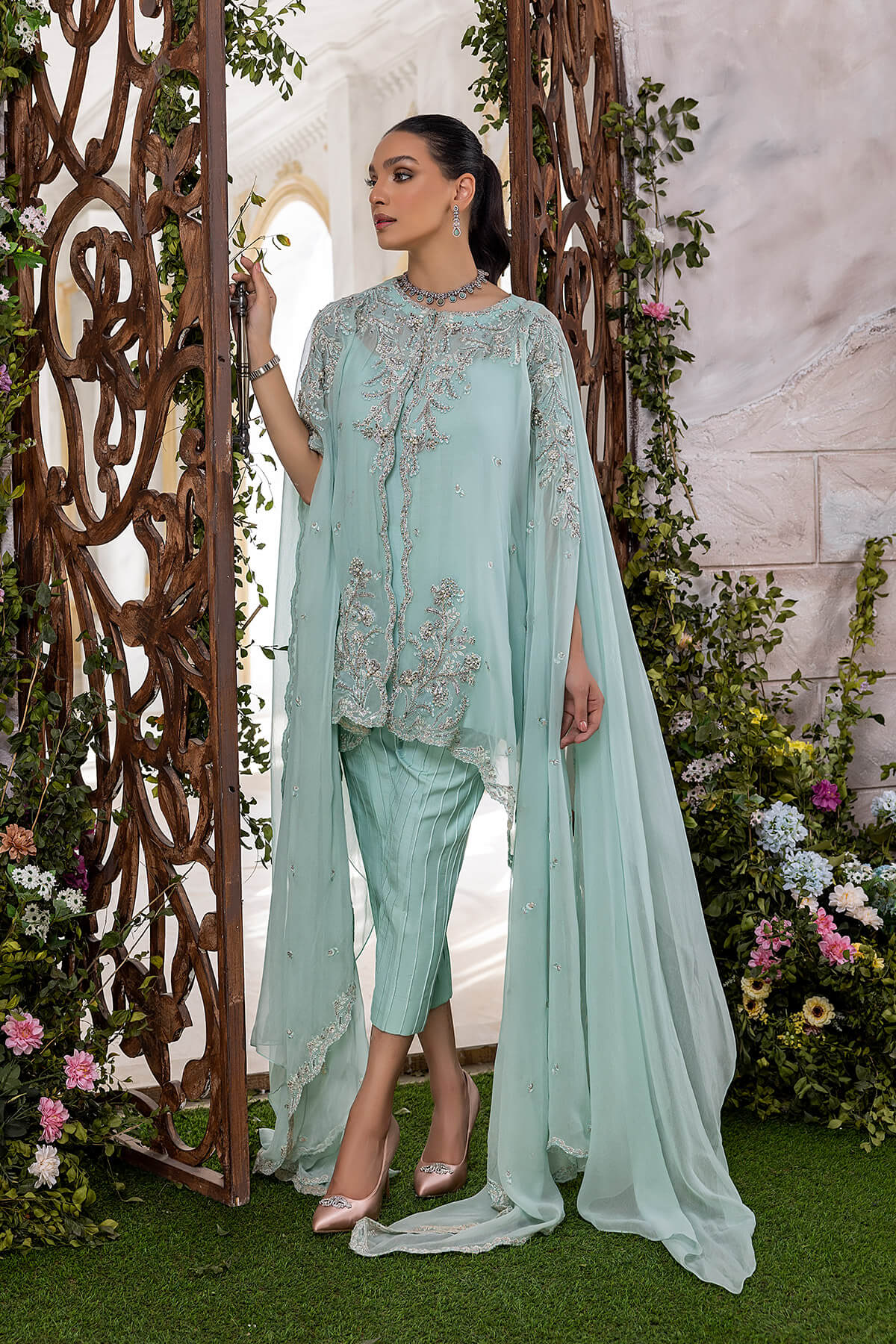 Mina Kashif | Luxury Pret | MK22-11 by Mina Kashif - Designer Dress - Type: Formal - Available at Libayah - 100% Original