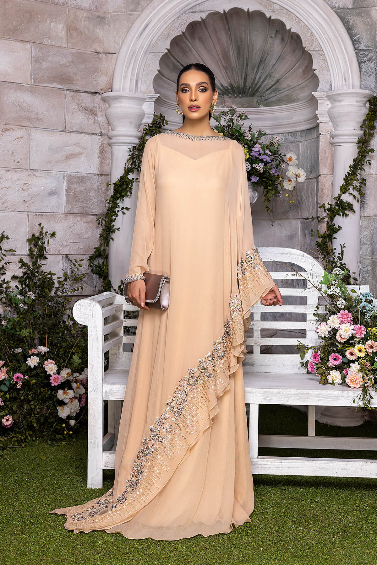 Mina Kashif | Luxury Pret | MK22-09 by Mina Kashif - Designer Dress - Type: Formal - Available at Libayah - 100% Original