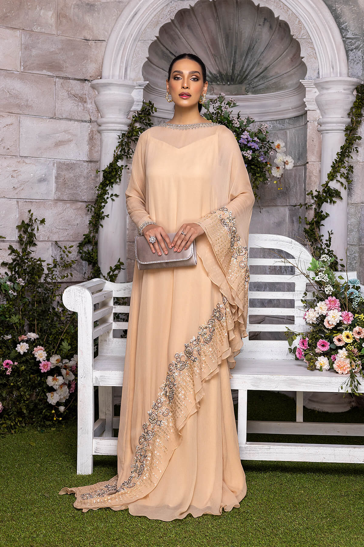 Mina Kashif | Luxury Pret | MK22-09 by Mina Kashif - Designer Dress - Type: Formal - Available at Libayah - 100% Original