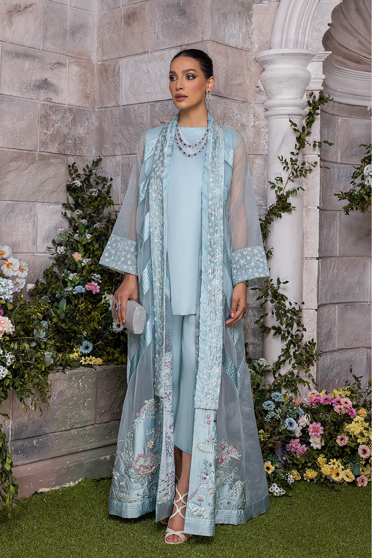 Mina Kashif | Luxury Pret | MK22-10 by Mina Kashif - Designer Dress - Type: Formal - Available at Libayah - 100% Original