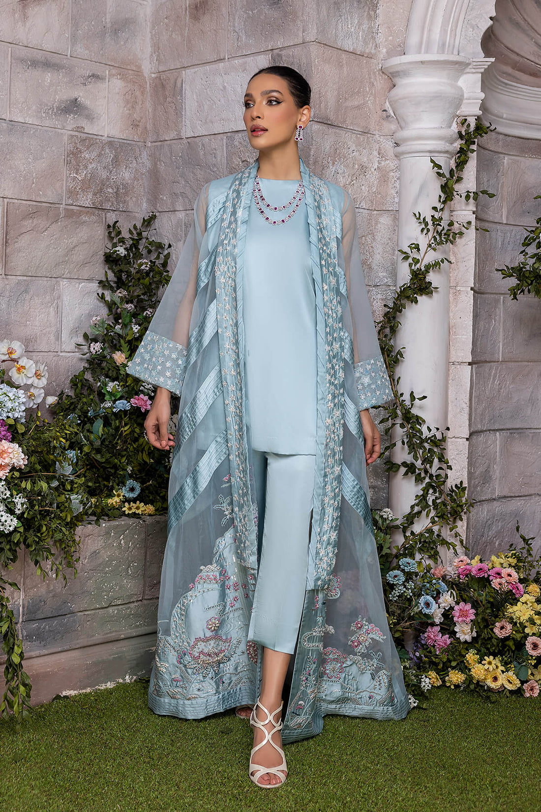 Mina Kashif | Luxury Pret | MK22-10 by Mina Kashif - Designer Dress - Type: Formal - Available at Libayah - 100% Original