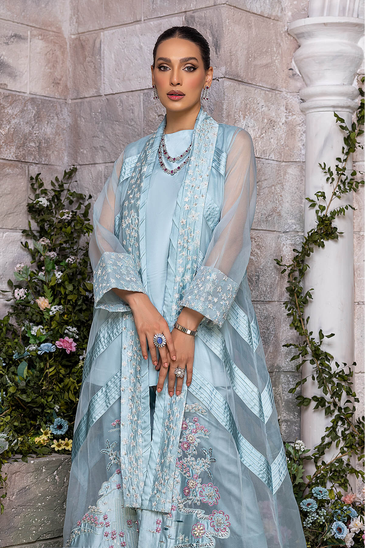 Mina Kashif | Luxury Pret | MK22-10 by Mina Kashif - Designer Dress - Type: Formal - Available at Libayah - 100% Original