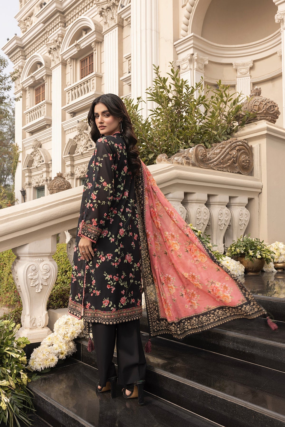 LSM | Embroidered and Printed Lawn | LG-MM-0260 by LSM - Designer Dress - Type: Ladies Clothes - Available at Libayah - 100% Original