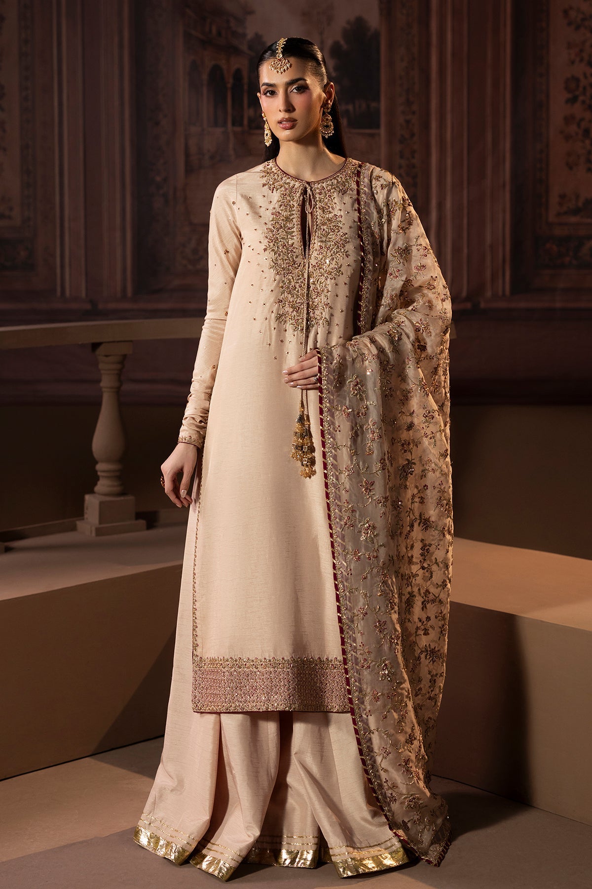 Mina Kashif | Zaib Formals | Mehrunisa by Mina Kashif - Designer Dress  - Type : Ladies Clothes - Available at Libayah - 100% Original 