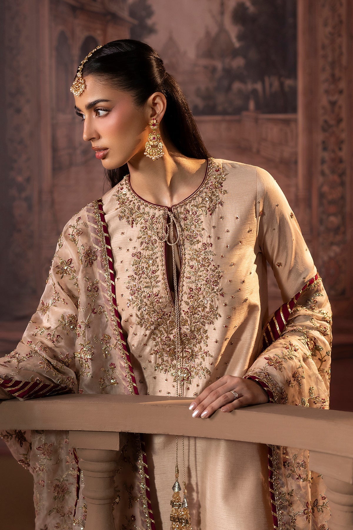 Mina Kashif | Zaib Formals | Mehrunisa by Mina Kashif - Designer Dress  - Type : Ladies Clothes - Available at Libayah - 100% Original 