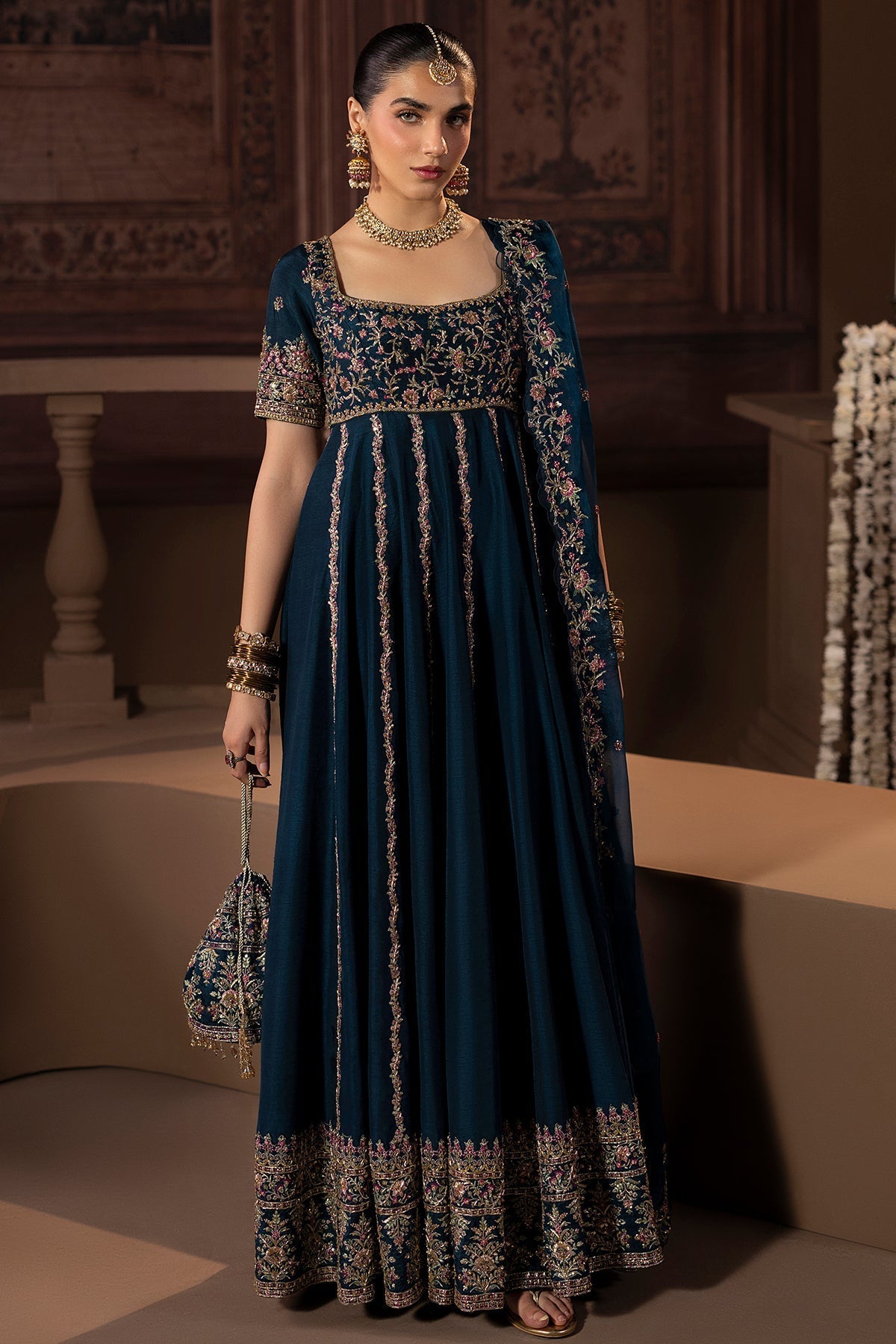 Mina Kashif | Zaib Formals | Neelam by Mina Kashif - Designer Dress  - Type : Ladies Clothes - Available at Libayah - 100% Original 