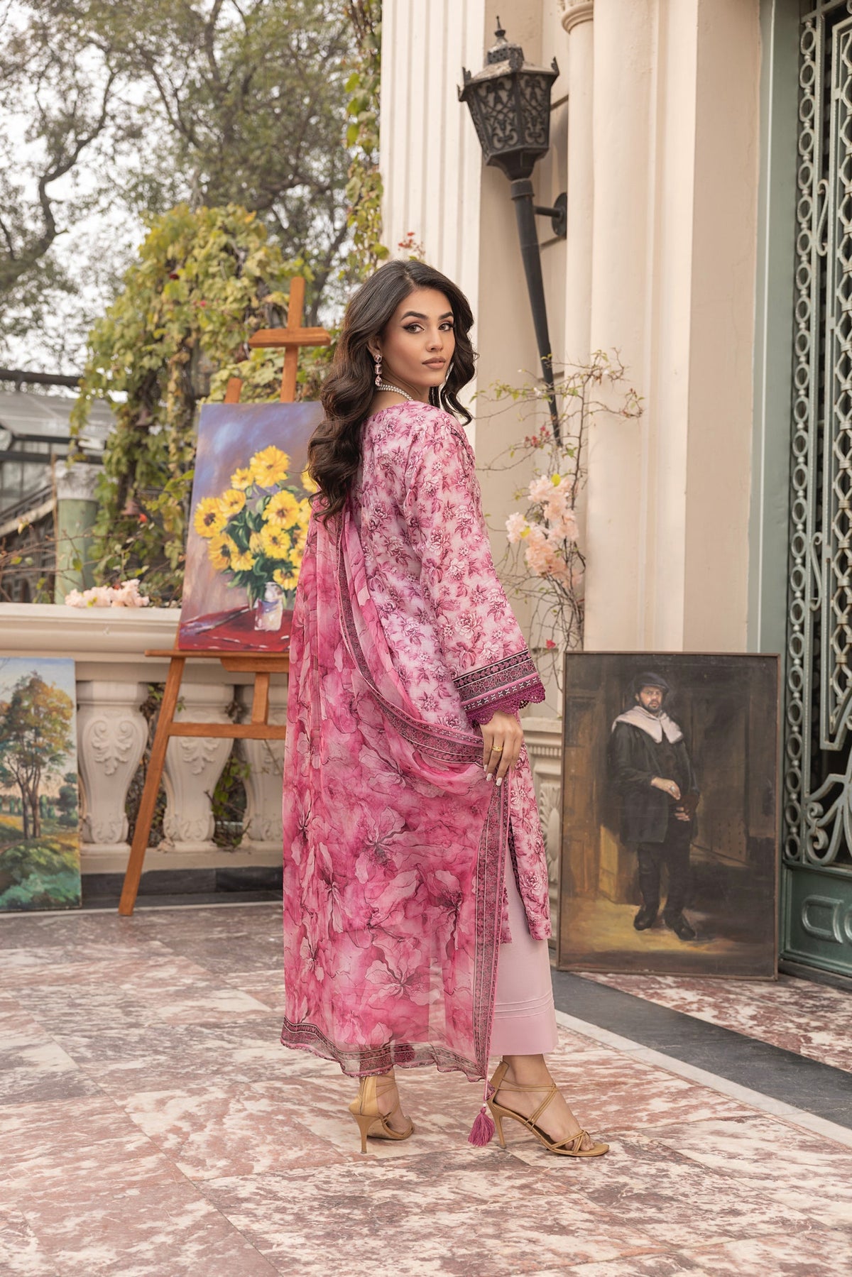 LSM | Embroidered and Printed Lawn | LG-MM-0301 by LSM - Designer Dress - Type: Ladies Clothes - Available at Libayah - 100% Original