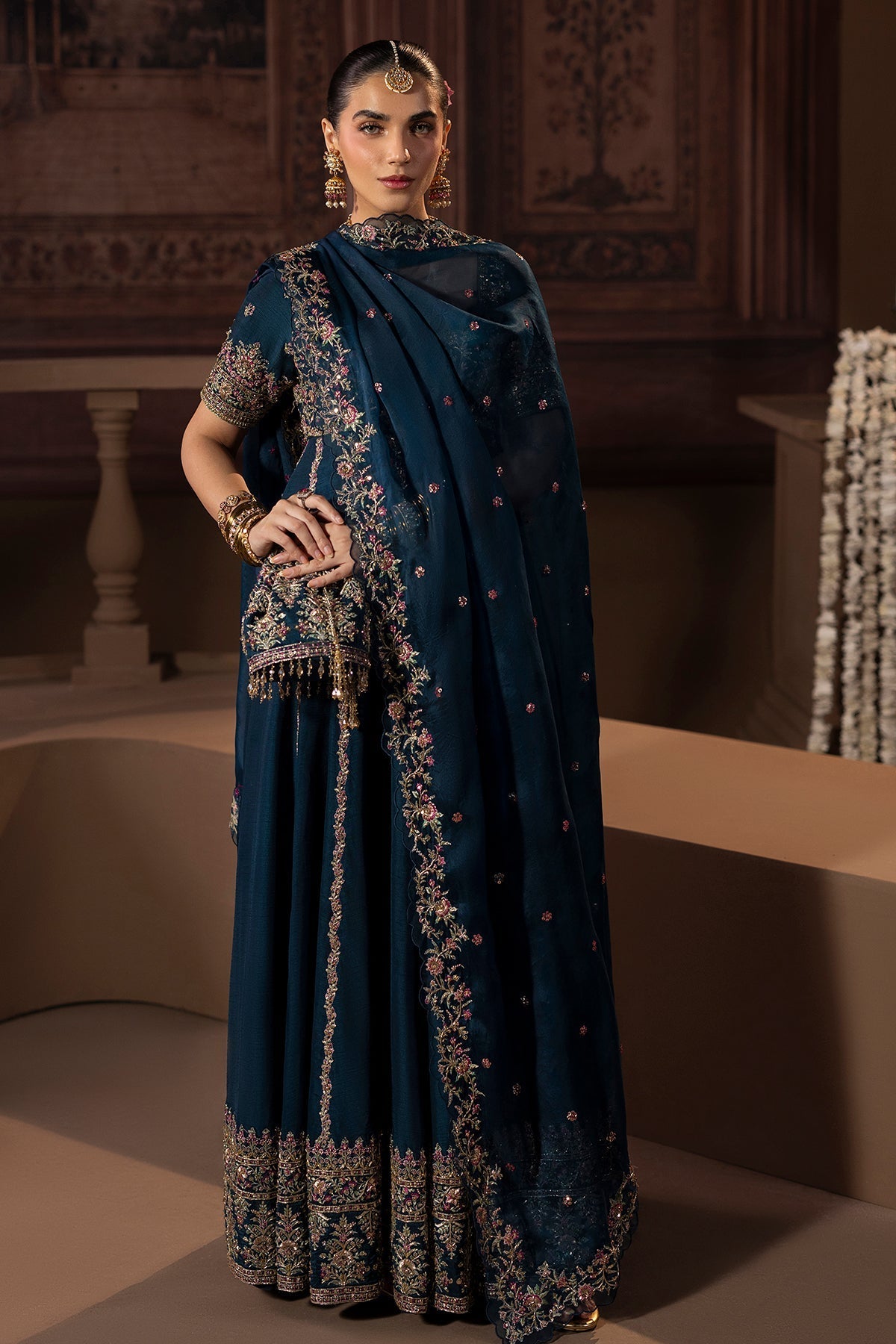 Mina Kashif | Zaib Formals | Neelam by Mina Kashif - Designer Dress  - Type : Ladies Clothes - Available at Libayah - 100% Original 