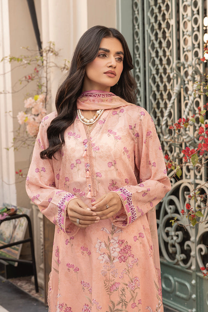 LSM | Embroidered and Printed Lawn | LG-MM-0302 by LSM - Designer Dress - Type: Ladies Clothes - Available at Libayah - 100% Original