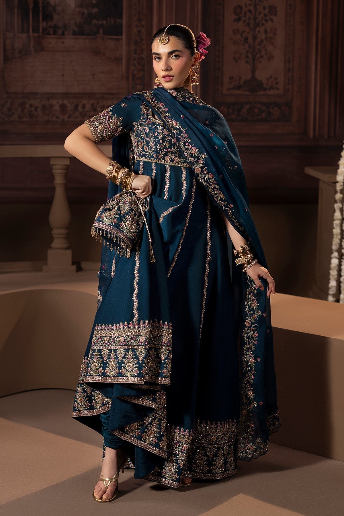Mina Kashif | Zaib Formals | Neelam by Mina Kashif - Designer Dress  - Type : Ladies Clothes - Available at Libayah - 100% Original 