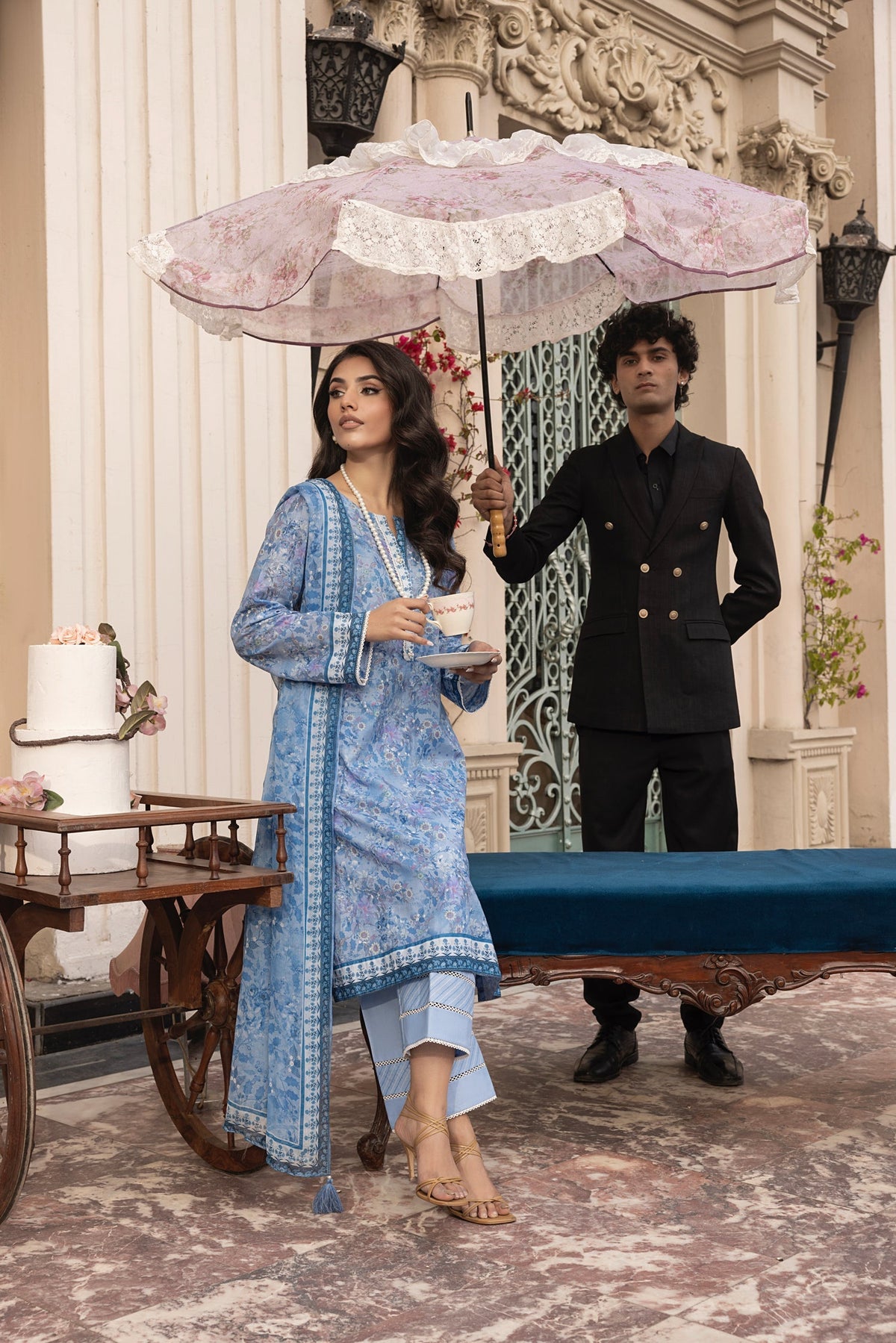 LSM | Embroidered and Printed Lawn | LG-MM-0303 by LSM - Designer Dress - Type: Ladies Clothes - Available at Libayah - 100% Original