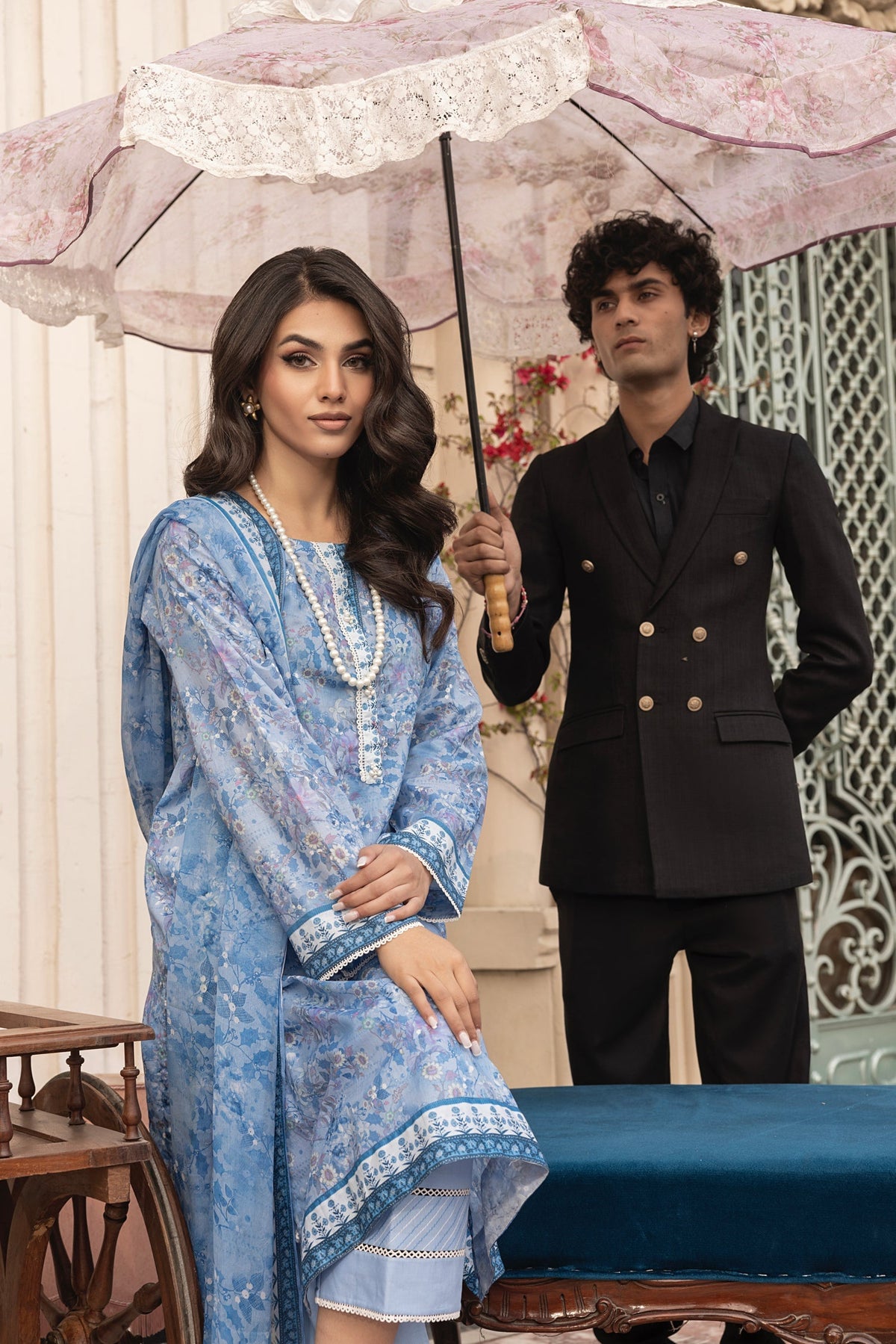 LSM | Embroidered and Printed Lawn | LG-MM-0303 by LSM - Designer Dress - Type: Ladies Clothes - Available at Libayah - 100% Original