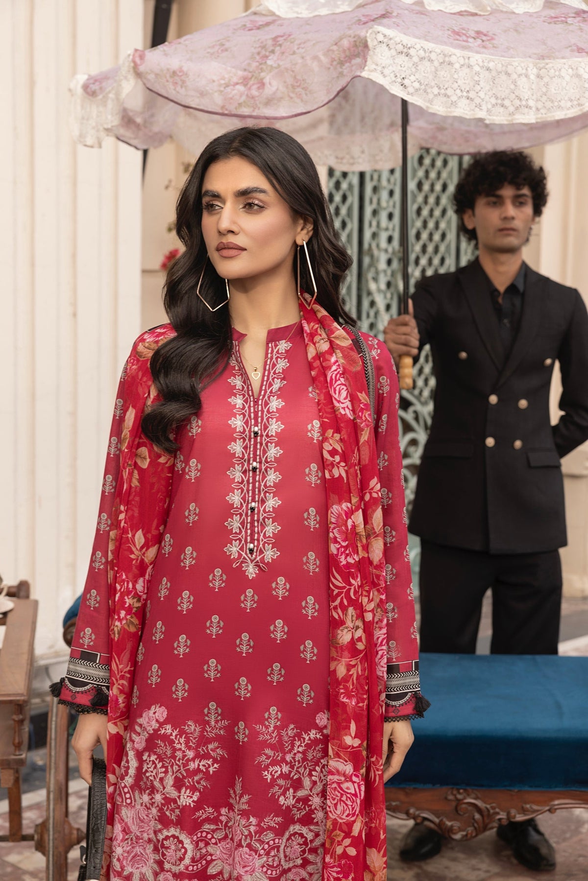 LSM | Embroidered and Printed Lawn | LG-MM-0304 by LSM - Designer Dress - Type: Ladies Clothes - Available at Libayah - 100% Original