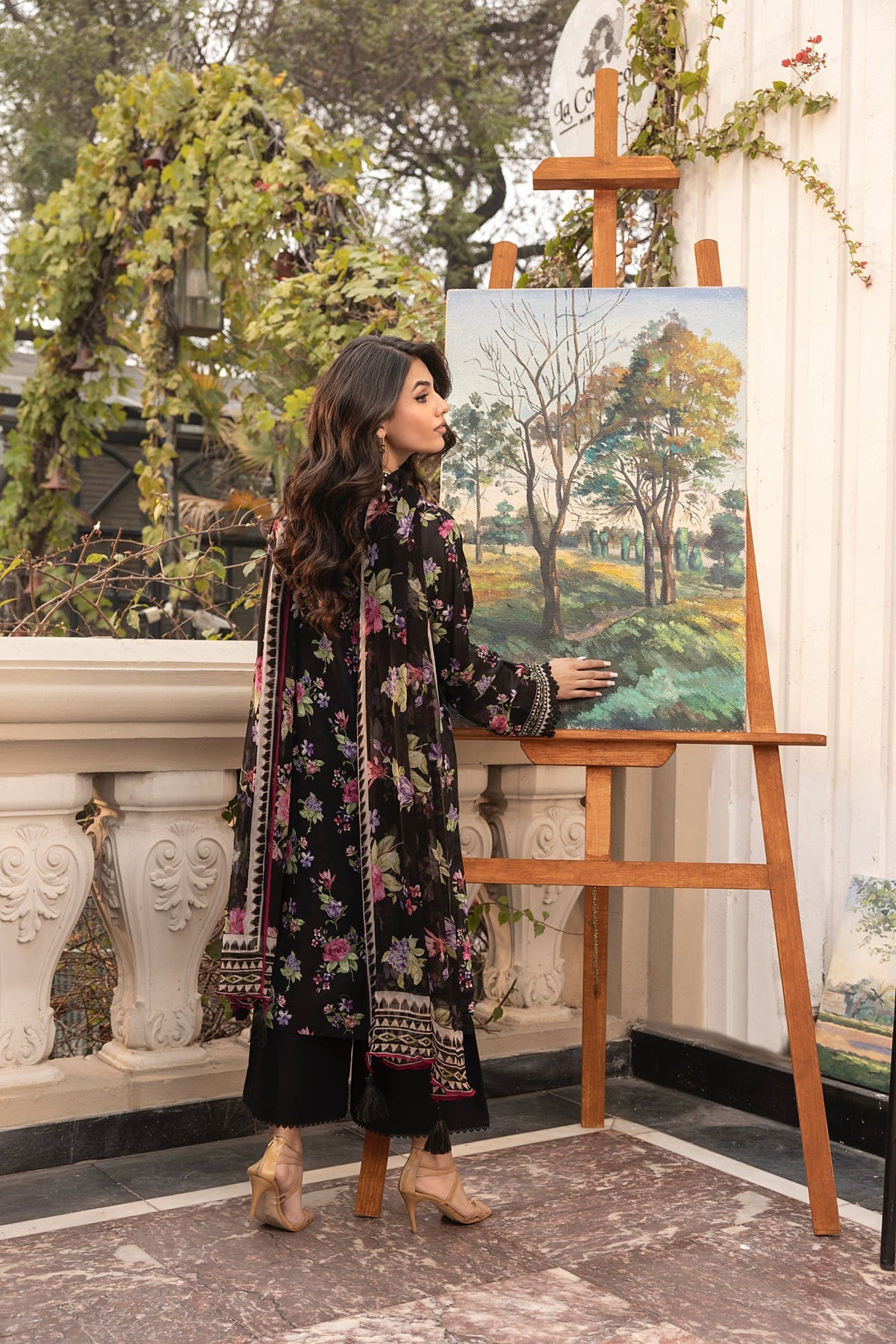 LSM | Embroidered and Printed Lawn | LG-MM-0305 by LSM - Designer Dress - Type: Ladies Clothes - Available at Libayah - 100% Original