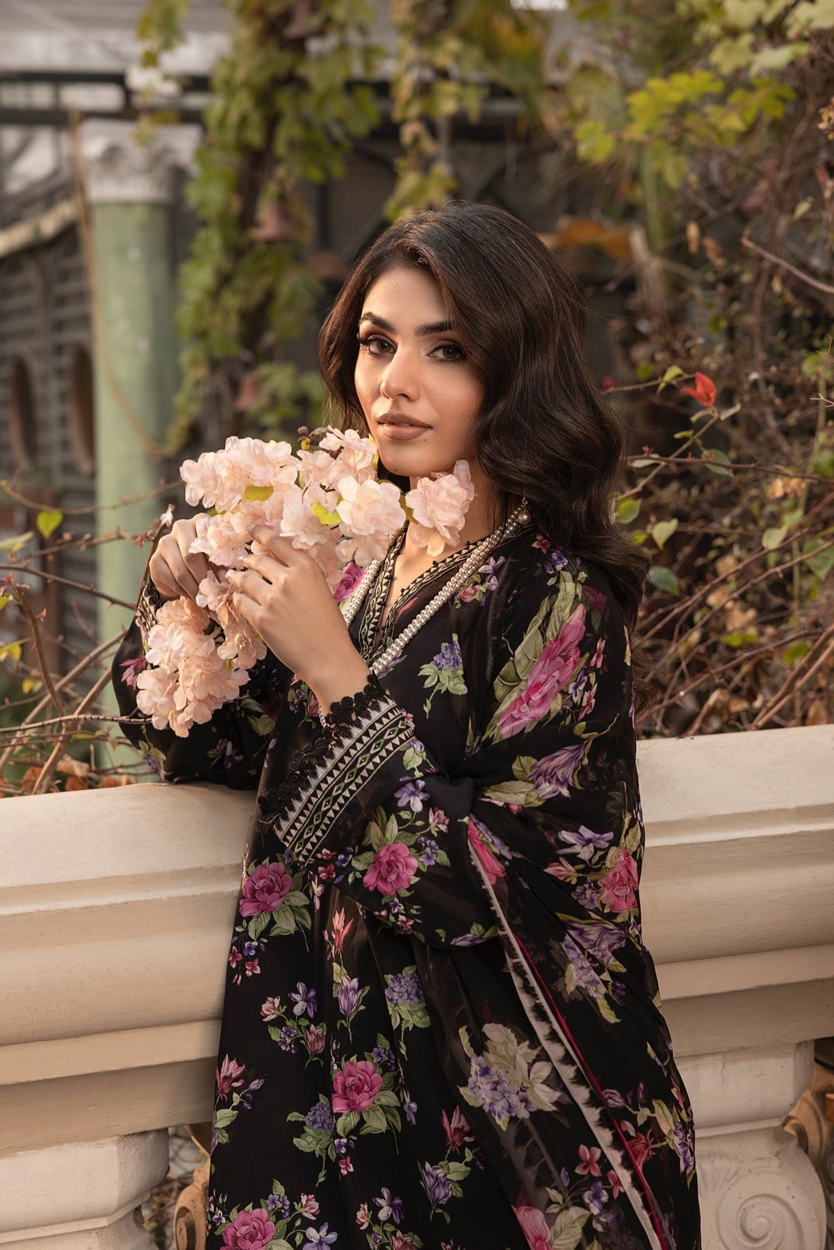 LSM | Embroidered and Printed Lawn | LG-MM-0305 by LSM - Designer Dress - Type: Ladies Clothes - Available at Libayah - 100% Original