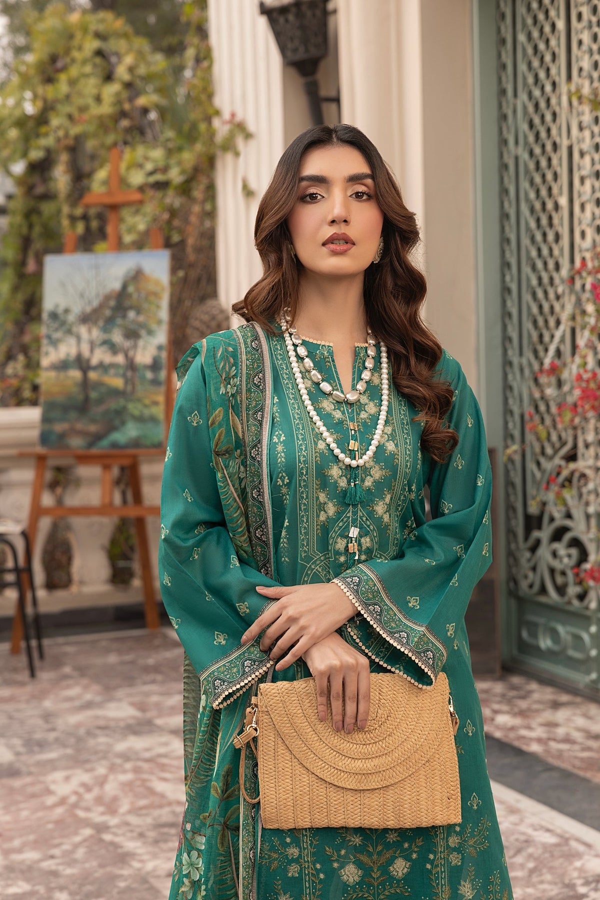 LSM | Embroidered and Printed Lawn | LG-MM-0306 by LSM - Designer Dress - Type: Ladies Clothes - Available at Libayah - 100% Original