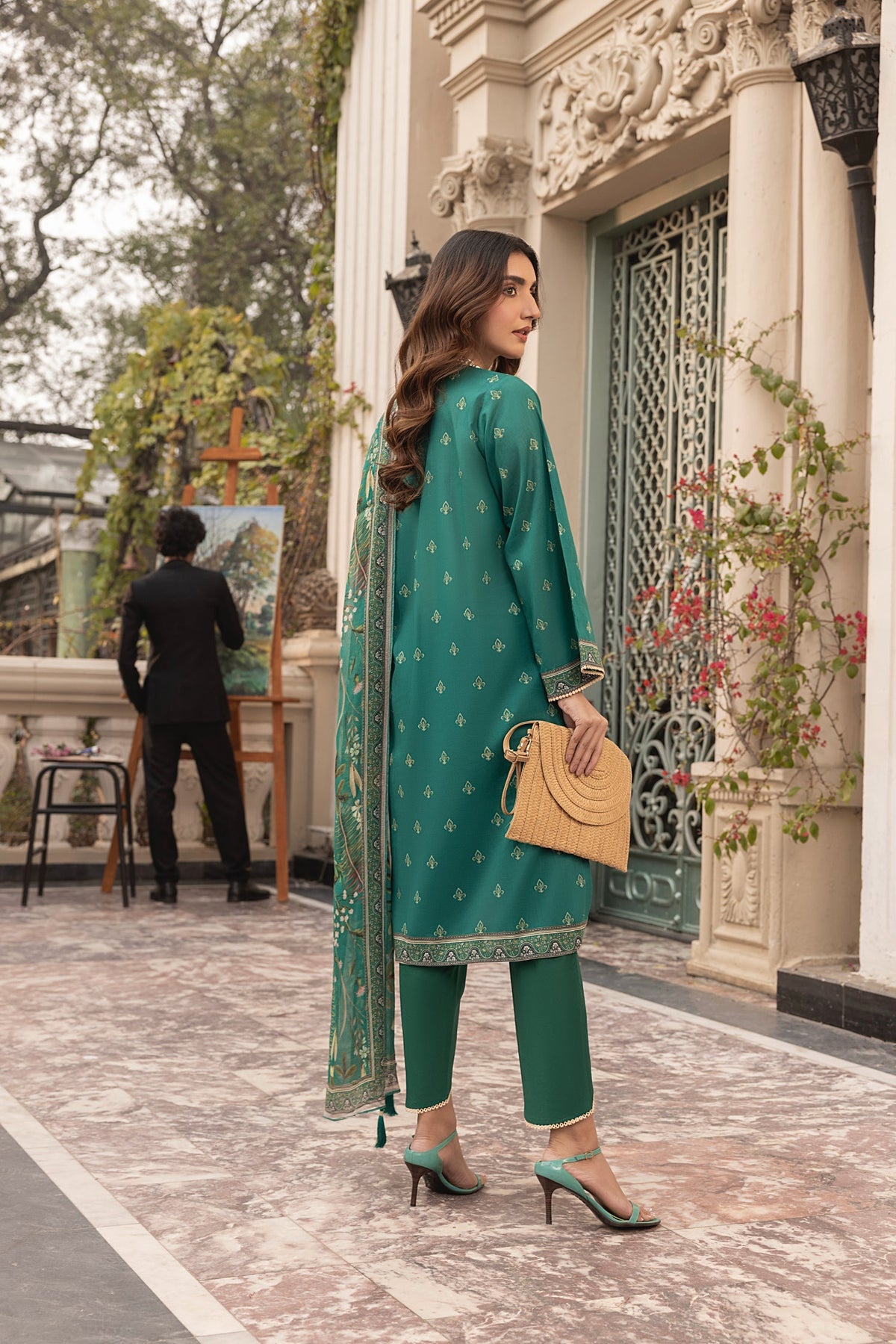 LSM | Embroidered and Printed Lawn | LG-MM-0306 by LSM - Designer Dress - Type: Ladies Clothes - Available at Libayah - 100% Original