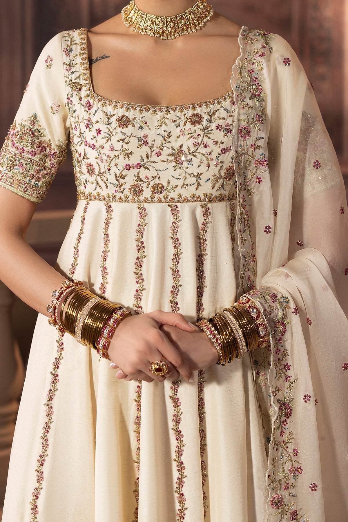 Mina Kashif | Zaib Formals | Chandani by Mina Kashif - Designer Dress  - Type : Ladies Clothes - Available at Libayah - 100% Original 