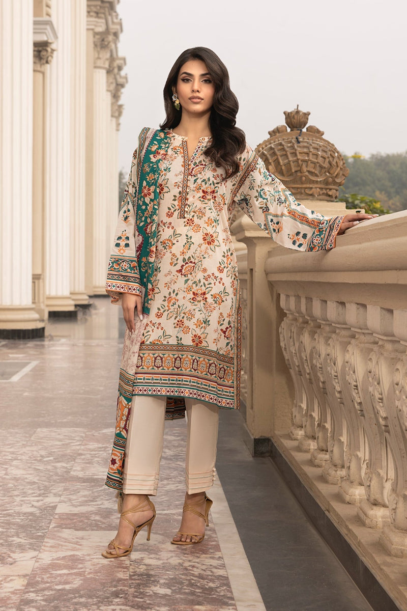 LSM | Embroidered and Printed Lawn | LG-AR-0115 by LSM - Designer Dress - Type: Ladies Clothes - Available at Libayah - 100% Original