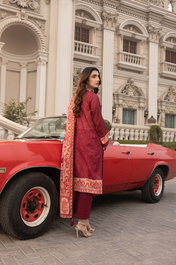 LSM | Embroidered and Printed Lawn | LG-AR-0116 by LSM - Designer Dress - Type: Ladies Clothes - Available at Libayah - 100% Original