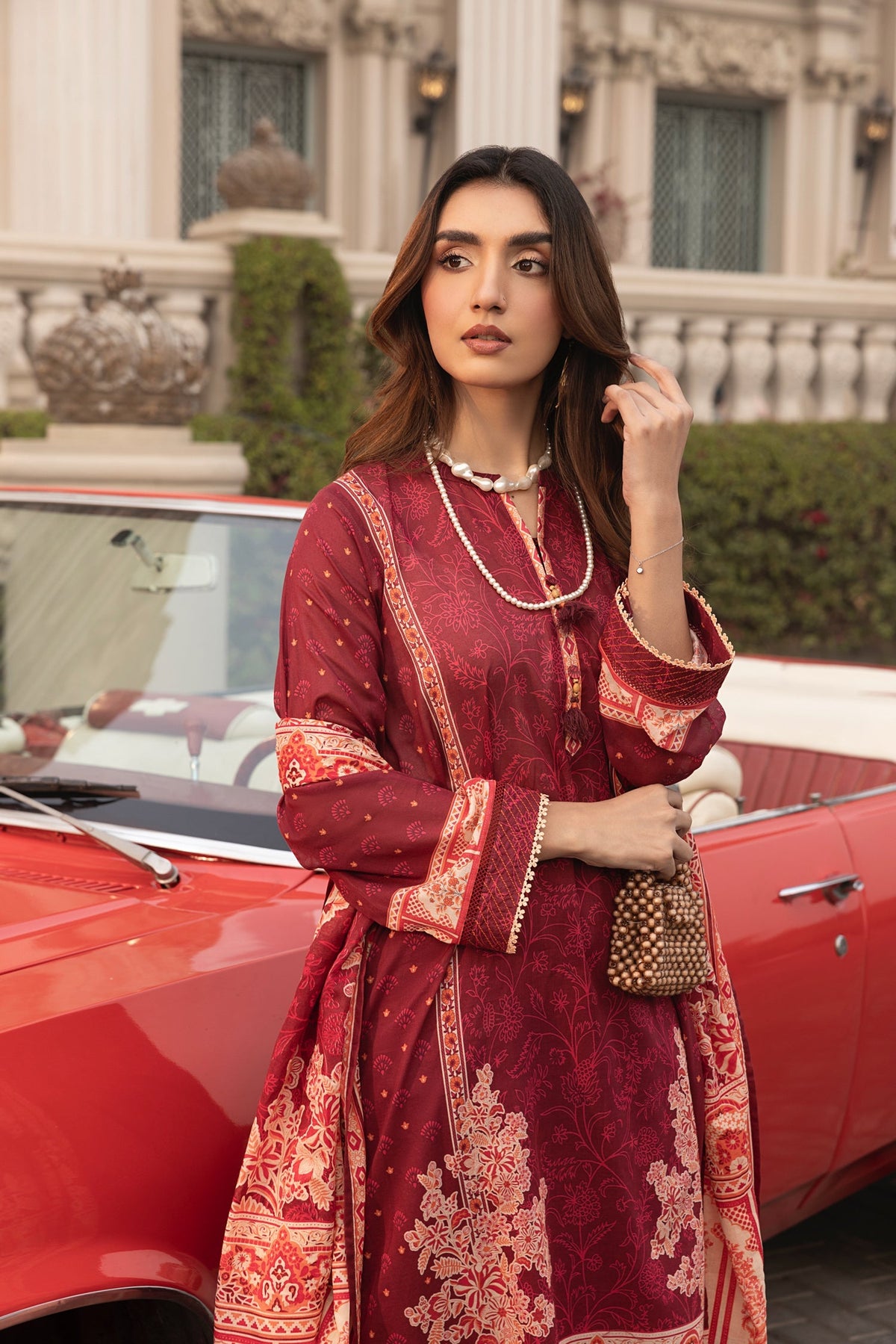 LSM | Embroidered and Printed Lawn | LG-AR-0116 by LSM - Designer Dress - Type: Ladies Clothes - Available at Libayah - 100% Original