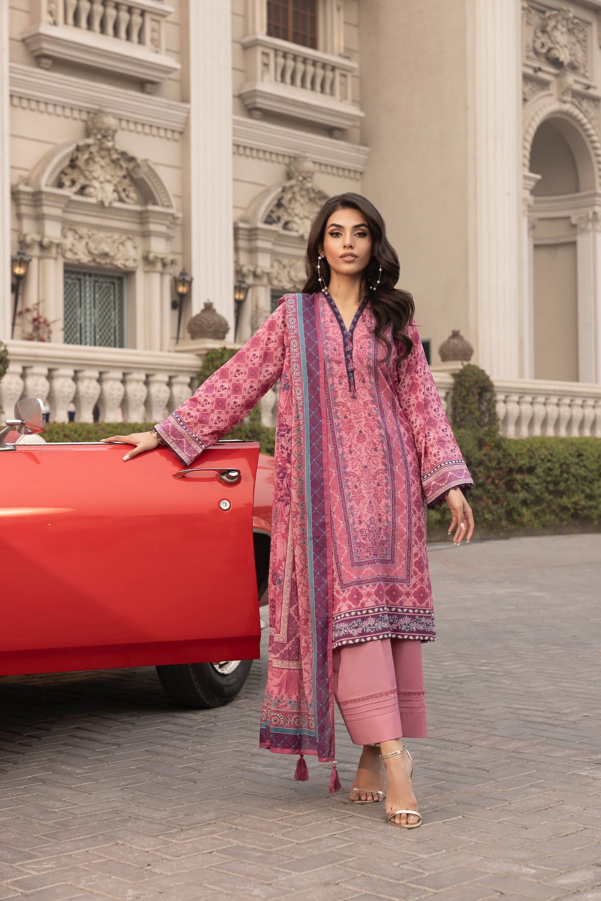 LSM | Embroidered and Printed Lawn | LG-RL-0166 by LSM - Designer Dress - Type: Ladies Clothes - Available at Libayah - 100% Original