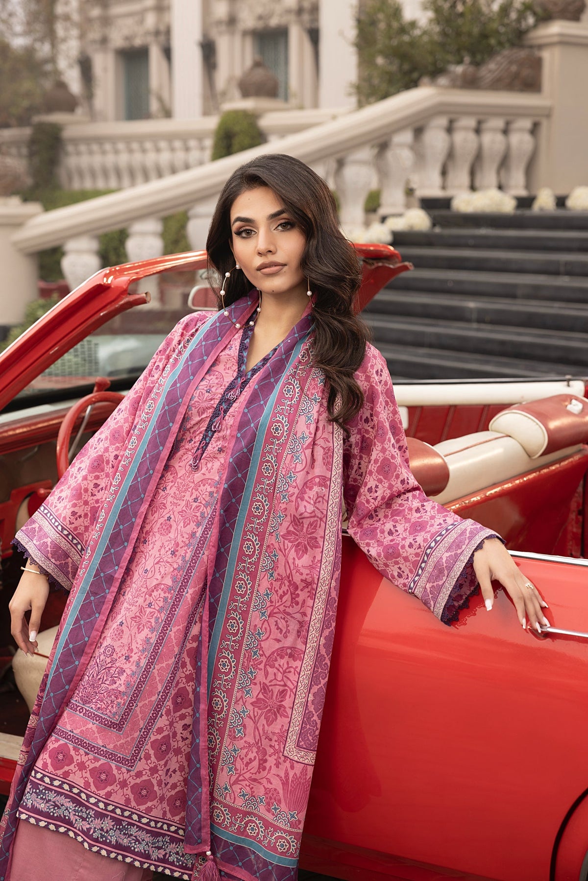 LSM | Embroidered and Printed Lawn | LG-RL-0166 by LSM - Designer Dress - Type: Ladies Clothes - Available at Libayah - 100% Original