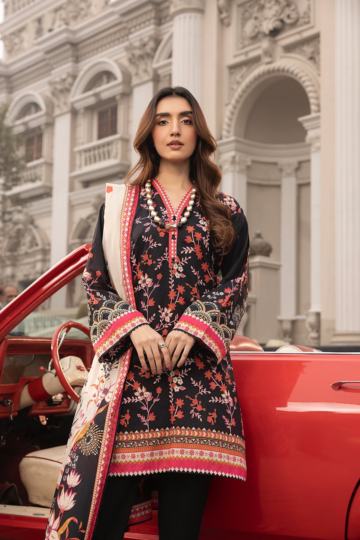 LSM | Embroidered and Printed Lawn | LG-RL-0167 by LSM - Designer Dress - Type: Ladies Clothes - Available at Libayah - 100% Original