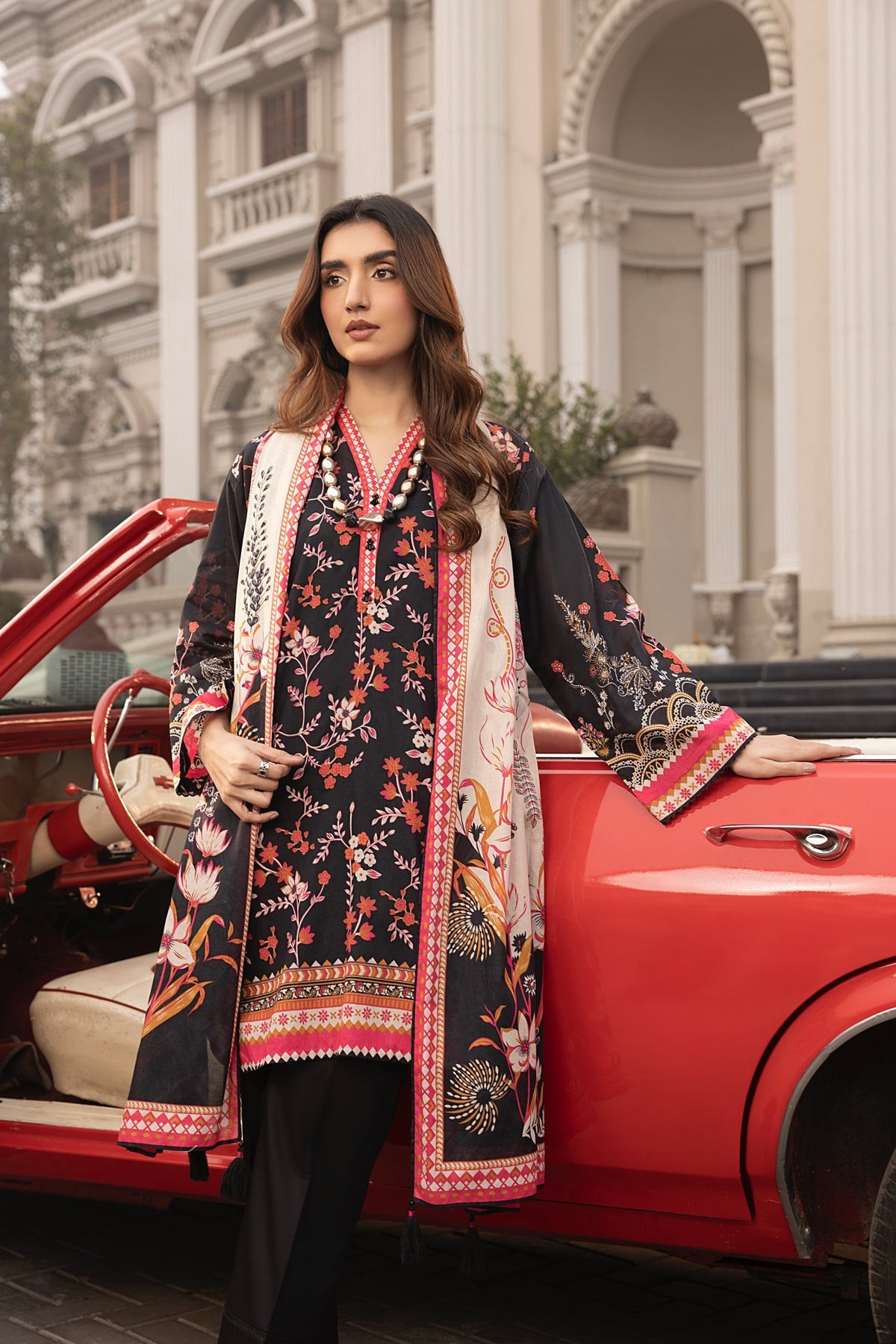 LSM | Embroidered and Printed Lawn | LG-RL-0167 by LSM - Designer Dress - Type: Ladies Clothes - Available at Libayah - 100% Original